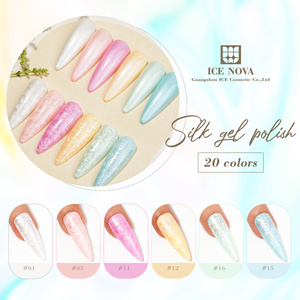 ICE NOVA Silk Gel Polish Douceur Comme La Soie Paillettes Haute Densité Paillettes Étincelantes <span class=keywords><strong>Semi</strong></span> Permanentes Pas Besoin De Couleur De <span class=keywords><strong>Base</strong></span> 2kg - Product Image 3