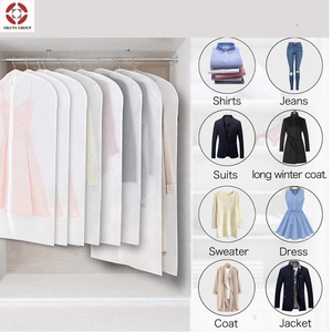 Ver imagen más grande proveedor China de encargo transparente barato ropa de ropa cubierta de la bolsa - Product Image 5