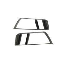 Pour Audi R8 2 portes 2016-2018 garnitures de couverture de grille d'aération de pare-chocs arrière en Fiber de carbone
