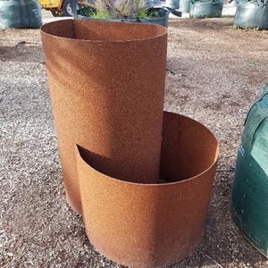 Jardinière carrée géante en métal écologique sur mesure, pot de fleurs extérieur en acier Corten pour fleurs artificielles à usage domestique - Product Image 4