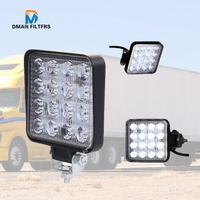Feux de travail LED super lumineux 48W pour SUV, camions tout-terrain, bateaux, voitures 12V/24V
