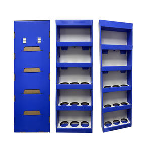 Senrun SD-01 High Quality for Custom Printed Recyclable Cardboard Retail <b>Display</b> <b>Rack</b> Store Promotion Stand Customized Color - Product Image 1