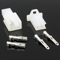 2.8mm 2/3/4/6/9 broches automobile 2.8 fil électrique connecteur mâle femelle câble terminal prise Kits moto ebike voiture