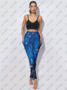 Nieuwe stijl high-waisted buikcontrol naadloze yogabroek, plus size comfort leggings voor dames, op maat gemaakte dameskleding - Product Image 2