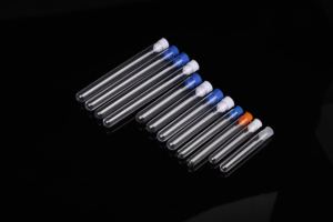 Трубка для радиоиммуноанализа под заказ из полистирольного материала прозрачная пробирка с крышкой - Product Image 2