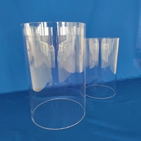 Tube en verre de quartz résistant aux hautes températures, taille personnalisable, silice fondue transparente, pliage/soudage/découpe