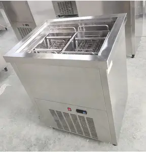 Máquina comercial automática de picolé de gelo Delicious em aço inoxidável