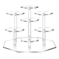 Échelle de boisson RTS Transparent acrylique affichage parfum maquillage Pop Mart dessert boutique spectacle acrylique présentoirs support de stockage