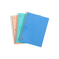 Carnet à spirales personnalisé B4, pour le bureau, pour écrire des notes, des journaux, des livres simples avec poche