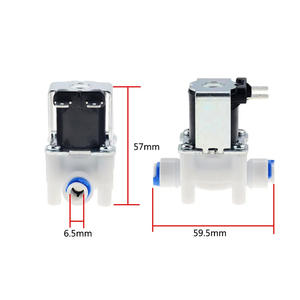 Válvula Solenoide Eléctrica de 1/4\" DC12V/24V Normalmente Cerrada con Diafragma, Interruptor de Flujo de Entrada de Agua para Lavadoras y Barredoras - Product Image 5