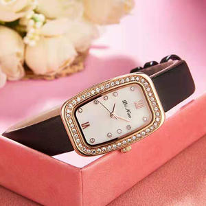 Montre de luxe à quartz de haute qualité, design tendance, sertie de diamants, version homme et femme, bracelet en acier inoxydable, étanche - Product Image 4