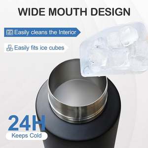 Bouteille d'eau de voyage pour chien isolée sous vide, anti-fuite, portable, 32 oz, thermos avec bols pour nourriture et eau - Product Image 2