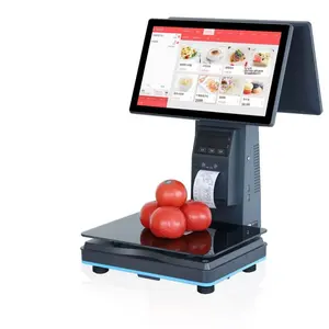 เครื่องบันทึกเงินสด Xinyinku H5 ระบบปฏิบัติการ Windows ซีพียู Intel I3 รองรับ Wi-Fi 6 พร้อมเครื่องชั่งในตัว เครื่องชั่งแคชเชียร์ Hui Guanjia Cloud Store <span class=keywords><strong>Fu</strong></span> - Product Image 3