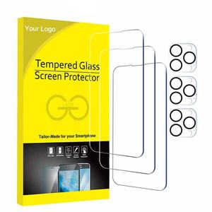 Vidrio templado 9H 3Pack Protector de lente de cámara Accesorios para Teléfono Celular Protectores de pantalla de teléfono para iPhone 16 15 17 Pro Max 14 Plus - Product Image 2