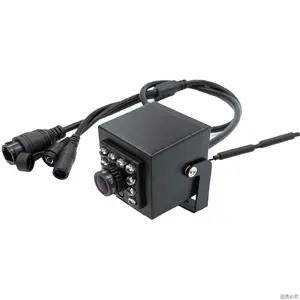 5MP kablosuz Mini kare IP kamera 2 yönlü ses IEEE 802.11 b/g/n WiFi Hik NVR desteği, onvif, kare konut IR gece görüş
