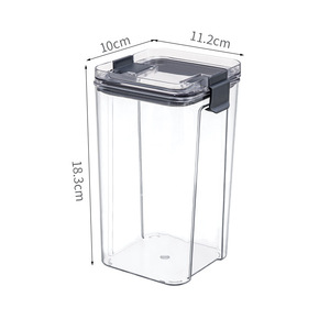 Réservoir de stockage en plastique transparent de qualité alimentaire pour les collations sèches - Product Image 5