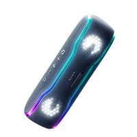 Enceinte audio portable sans fil RGB vibrante 25W, étanche IPX7, basses profondes, synchronisation double, 24h d'autonomie pour cinéma maison, ordinateur, scène