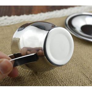 Tazza calda invernale per caffè e latte a doppia parete in acciaio inossidabile per tè e piattini - Product Image 4