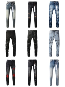 <span class=keywords><strong>Jeans</strong></span> Boyfriend da <span class=keywords><strong>Uomo</strong></span> in Denim Azzurro Chiaro, Casual Business, Elastici con Bordo in Pelliccia, Ecologici, <span class=keywords><strong>Vita</strong></span> <span class=keywords><strong>Bassa</strong></span>, Moda Autunno Estate Inverno - Product Image 4