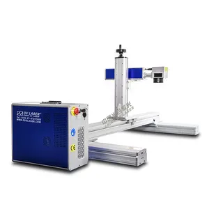 Faserlaser großer Arbeits bereich XY Tisch jpt Faserlaser quelle 50w jpt mopa 80 Watt Metall farb marker Graveur