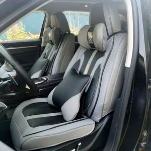 Accessoires intérieurs de voiture durables et de qualité, housses de siège de voiture en cuir universelles pour cinq sièges, ensemble complet toutes saisons - Product Image 2