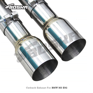 Tuyaux d'échappement en acier inoxydable personnalisés Z Mid Pipes pour BMW M3 E90/E92/E93 4.0L 2008-2013, soupape à vide, silencieux Catback - Product Image 6