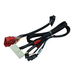 Изготовленный на заказ автомобильный жгут проводов с разъемом OBD 2 Molex соединительный кабель с плетеным расширяемым кабелем - Product Image 1