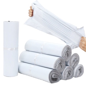 Custom Poly Mailers Plastic Mailer Shipping Mailing Bags White Color Mailing Bags Self Adhesive Seal Courier Bag