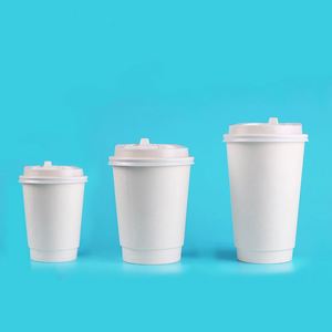 Vaso de Papel Desechable de Lujo para Té de Burbujas Caliente, Diseño Personalizado, Vaso de Papel Doble para Café para Llevar - Product Image 3