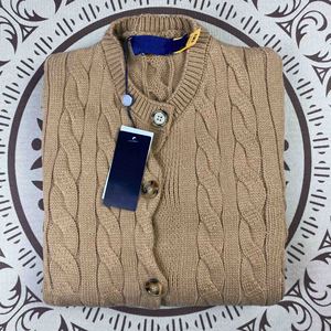Cardigan Lavorato a Maglia <span class=keywords><strong>di</strong></span> Alta Qualità <span class=keywords><strong>Marca</strong></span> Ruff Ral con Logo Ricamato RL per <span class=keywords><strong>Donna</strong></span> - Product Image 3