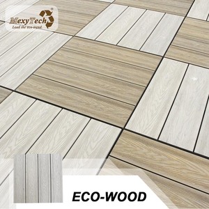 Foshan barato fácil de instalar antideslizante de plástico compuesto de <span class=keywords><strong>madera</strong></span> <span class=keywords><strong>para</strong></span> terrazas al aire libre azulejo <span class=keywords><strong>para</strong></span> terraza jardín de la casa de pisos - Product Image 5