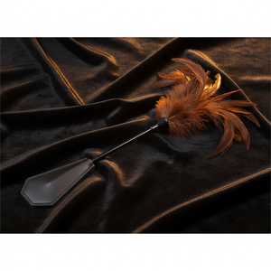Plumes à double tête Pat court <span class=keywords><strong>Performance</strong></span> Props Fessée Paddles Flirting Toys BDSM Adult Sex Toys - Product Image 1