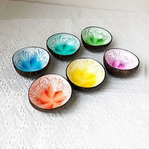 Bát Vỏ Dừa Tự Nhiên Bát Vỏ Dát Bằng Tay Bát Trang Trí Để Bàn - Product Image 3