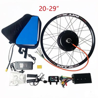 Kit de conversion de moteur de moyeu arrière pour vélo électrique HH 72V 3000W, compatible jantes MTX 20-29 pouces, entraxe 135mm, taille ouverte UKC1, et batterie triangulaire 72V 30Ah