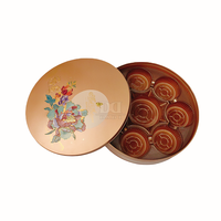 260xH68mm 280xH48mm 340xH58mm Boîte en métal en fer blanc de qualité alimentaire Pâtisseries Baklava Beurre Cookie Cake Tin Can Boîte d'emballage avec couvercle