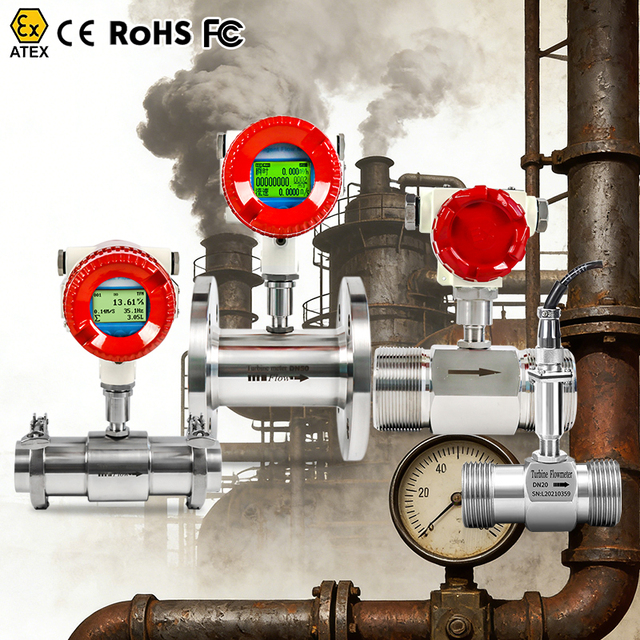 Water Flow Sensor Flow Transmitter Water Velocity Meter bluetooth Fuel Flow Meter