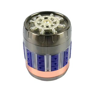 New Design Customized 55mm Magnetic Zinc Alloy Metal for <b>Smoking</b> Grinder Fashionable Gift Box Packing with Big Discount - Product Image 1