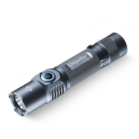Senter LED Mini Saku USB Isi Ulang 7 Mode Cahaya Putih Terang untuk Luar Ruangan, Berkemah, Mendaki Gunung dengan Basis Magnet