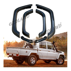 Nuevos productos explosivos 4X4 arcos de rueda bengalas para <span class=keywords><strong>Land</strong></span> <span class=keywords><strong>Cruiser</strong></span> 79 Series Dual Cab 4 puertas versión corta 2007 + - Product Image 5