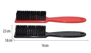 Aceptable logotipo personalizado mango de plástico barba cepillo de limpieza cepillo de barbero cepillo cuello barredora herramienta - Product Image 5