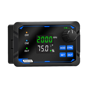 เครื่องกำเนิดสัญญาณ PWM150 แบบสองช่องสัญญาณสำหรับไดรเวอร์เซอร์โวมอเตอร์ - ปรับความถี่คลื่นสี่เหลี่ยมและรอบการทำงานได้ รุ่น H18 จากประเทศจีน - Product Image 1