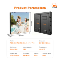 Pantalla LED para Exteriores de Alto Brillo (5500nits) P3 P4 P5 P8 P10 para Centros Urbanos, Plazas, Tiendas Minoristas, Esquinas y Fábricas