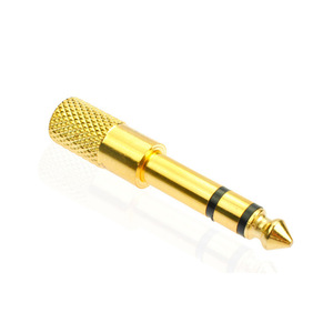 Gold Plated 6.5mm Male To 3.5mm Female Audio <b>Adapter</b> <b>Plug</b> Connector For Microphone Guitar Amp Stereo - Product Image 3