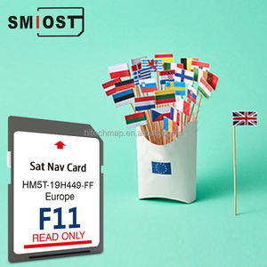 SMIOST pour Ford Sync <span class=keywords><strong>2</strong></span> S Max Mondeo 2023 <span class=keywords><strong>Navigation</strong></span> CID SD accessoires de voiture carte carte Europa lecteur mémoire F11 64GB - Product Image 1