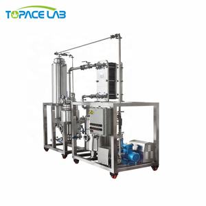 Nuevo equipo de recuperación de solvente de evaporación de película descendente eléctrica de Topace Lab 100L 1000L Tasa de recuperación de alcohol por hora Núcleo PLC - Product Image 4