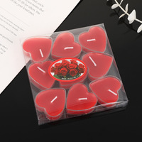 Kreative Herzförmige Teelichter Romantische Herzkerzen für Valentinstag-Geschenk, Heim-Dekoration für Candlelight-Dinner