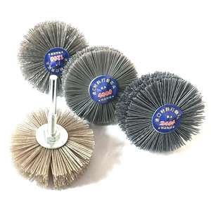Brosse métallique abrasive 80 mm, grain 240, tête de polissage en fil d'acier pour disques de ponçage métal et bois - Product Image 4