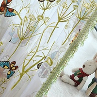 Rideau Moderne en Polyester Blanc Brodé et Dégarni, Prêt à Poser, Lavable, Effet Voile, Idéal pour Fenêtre et Salle à Manger - Vente Chaude en Ligne sur eBay