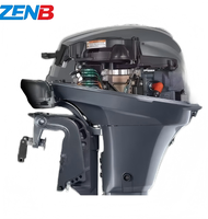Motor Tempel 2-Tak 2HP 2DMHS yang Tahan Lama, Mesin Kapal Profesional Kompatibel untuk Yamaha