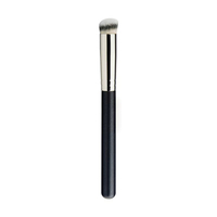 Pinceau correcteur noir de qualité supérieure, en bois, plat, de forme parfaite pour les doigts